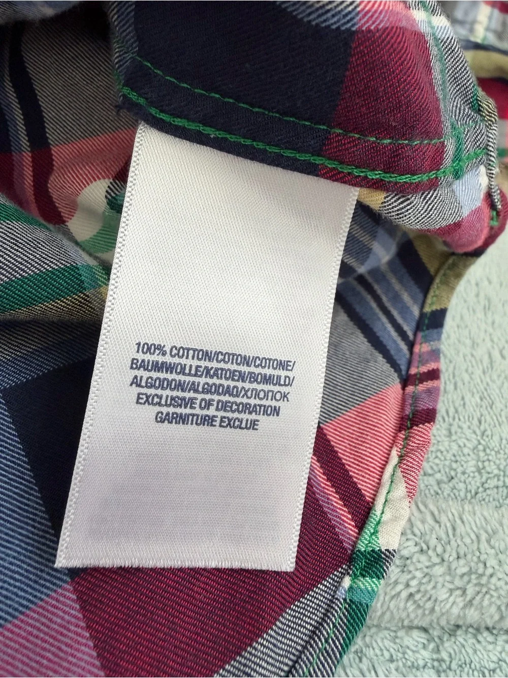 Ralph Lauren Boys Plaid Button Down Shirt Size 3/3T Multicolor Pony